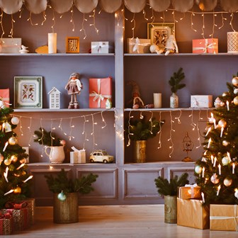 240 LED Icicle Chaser Light - Warm White