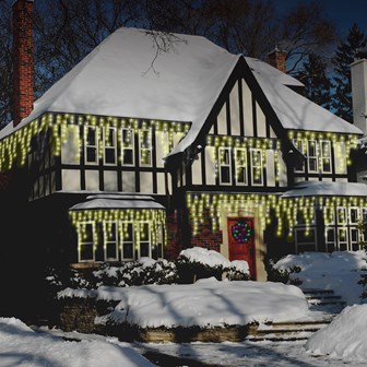 960 LED Icicle Light - Warm White