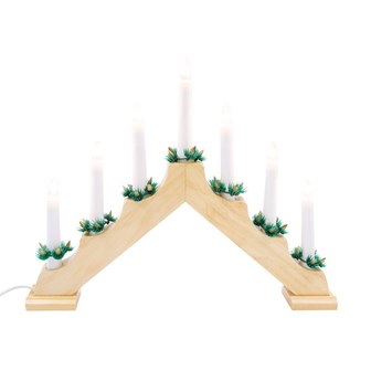 Pine Wooden Candle Bridge