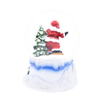 Wind Up Musical Santa Snowglobe