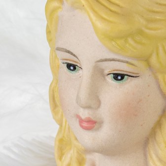 12" White Tree Top Angel