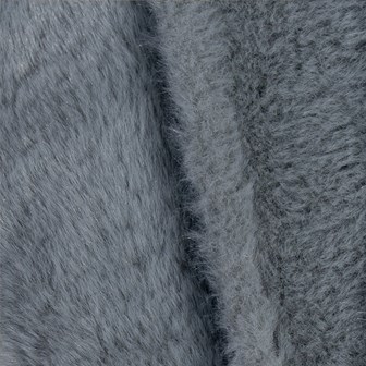 Light Grey Short Smooth Faux Fur Tree Skirt