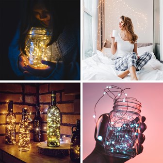 120 Micro LED USB String Light - Warm White