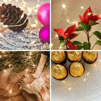 120 Micro LED USB String Light - Warm White