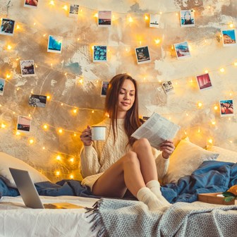 300 LED USB Timer String Light - Warm White