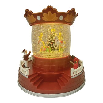 Carousel Snow Globe