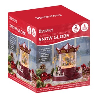 Carousel Snow Globe