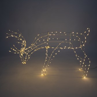 250 LED Light Up Grazing Reindeer - 65cm Tall