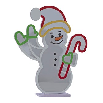 60cm Snowman Infinity waving Hand LED