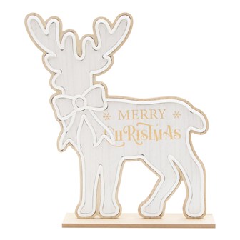 Neon light reindeer table decoration