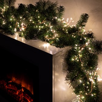 8M 680 Micro LED Rose Gold Cluster String Lights