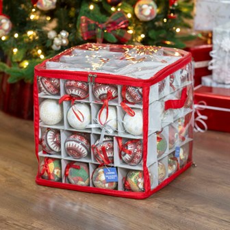 Christmas Bauble Storage Box Holds 64 Baubles