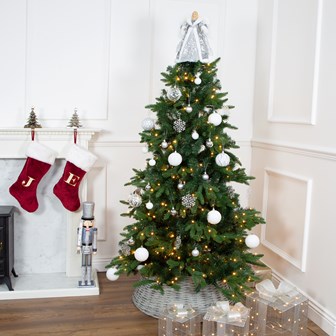 50PK Shatterproof Baubles - White