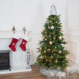 50PK Shatterproof Baubles -Champagne