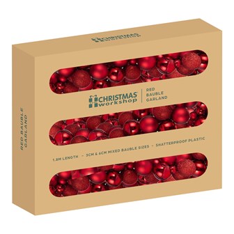 Red Bauble Garland