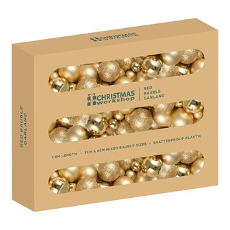 Chamgpan Gold Bauble Garland