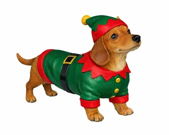 Dog in Christmas Jumper Ornament 30cm - SausageDog