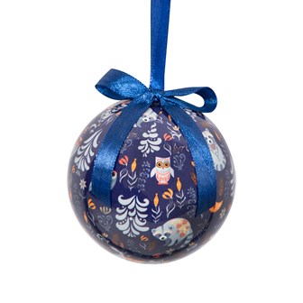 14pc Navy Blue Festival Animal Baubles