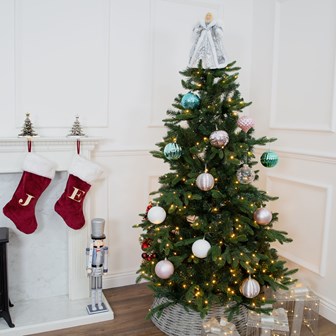 12PK Shatterproof Baubles -Multi Col