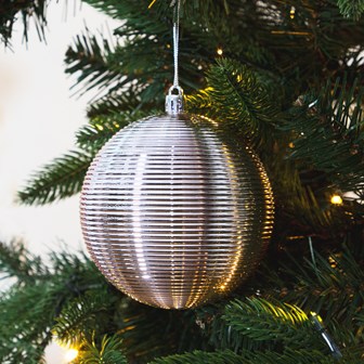 12PK Shatterproof Baubles -Multi Col