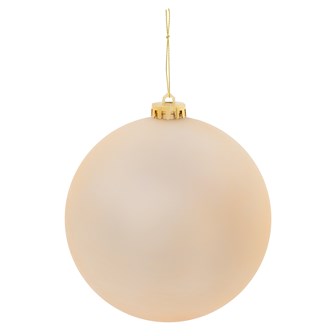 3PK 15cm Gold Traditional Matt Bauble