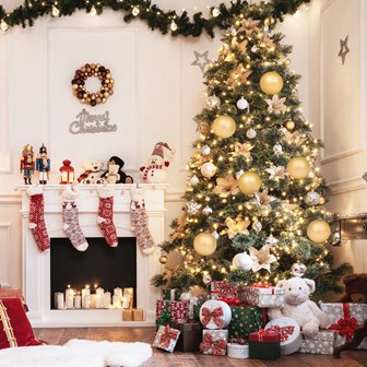 3PK 15cm Gold Traditional Matt Bauble