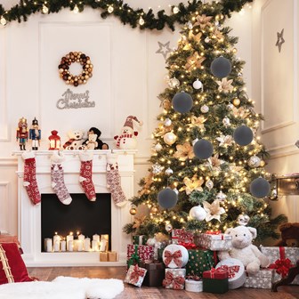 3PK 15cm Navy Blue Traditional Matt Bauble