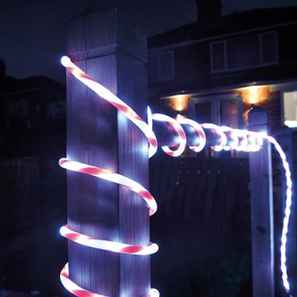 5M 120 LED Candy Cane Rope Lights