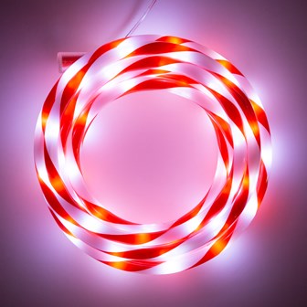 5M 120 LED Candy Cane Rope Lights
