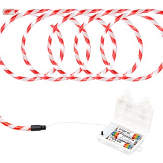 5M 120 LED Candy Cane Rope Lights