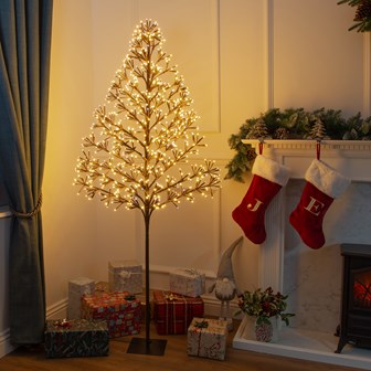 1.8M 744 LED's Twinkling Starburst Tree