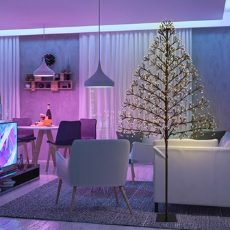 1.8M 744 LED's Twinkling Starburst Tree