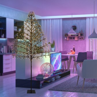 1.8M 744 LED's Twinkling Starburst Tree