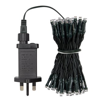 200 LED Chaser Plug In Timer Lts -Warm Gold