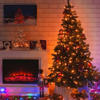 200 LED Chaser Plug In Timer Lts -Warm Gold