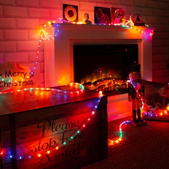 20m Multi-Coloured Rope Light