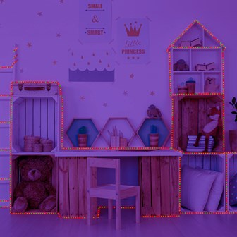 20m Multi-Coloured Rope Light