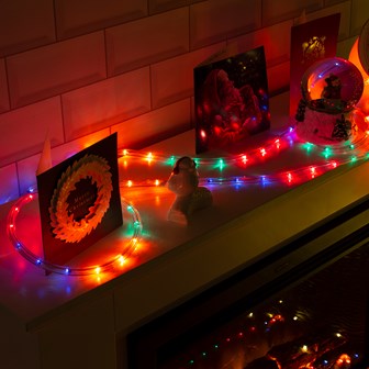 25M Multi-Coloured Rope Light