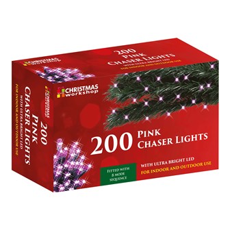 200 LED Pink Chaser Lights