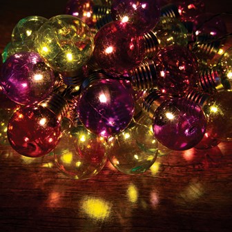 50 LED Party String Lights - Multi-Colour