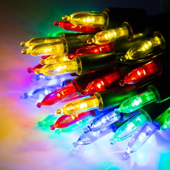 40 Shadeless Multi Colour LED Fairy Lights