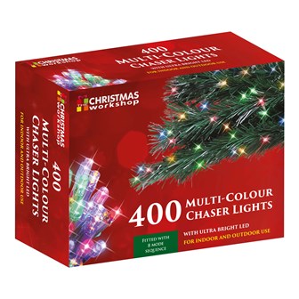 400 LED Multi Coloured Chaser Lights