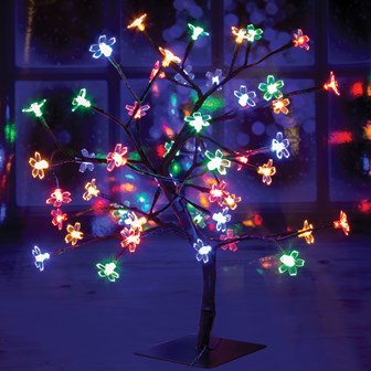 45CM 48 LED Blossom Tree - Multi Coloured