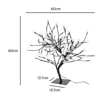 60CM 128 LED  Blossom Tree - Multi Coloured