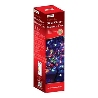60CM 128 LED  Blossom Tree - Multi Coloured