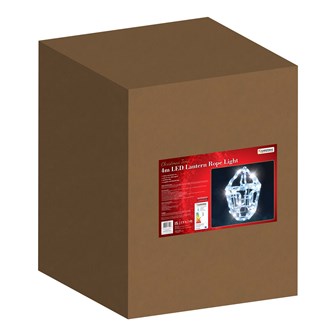 4M Lantern Silhouette LED Rope Light - White