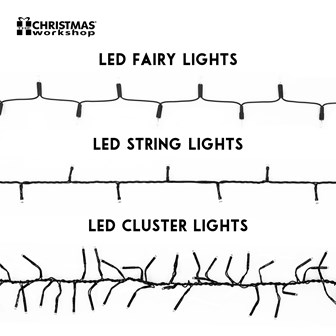 100 LED White Chaser Lights