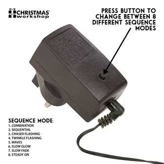 600 LED  Multi-Coloured Chaser Lights