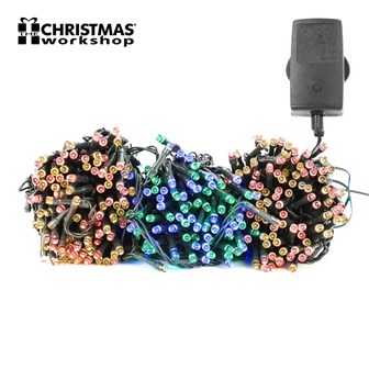 600 LED  Multi-Coloured Chaser Lights