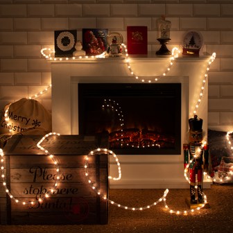 10M LED White Rope Light